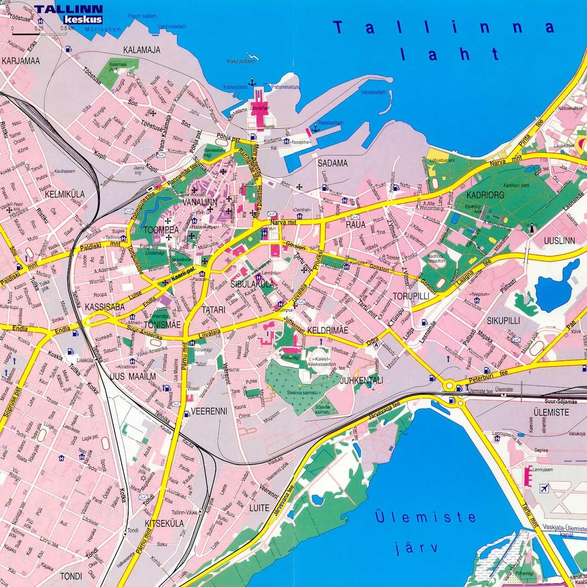 карта Талину Естонија