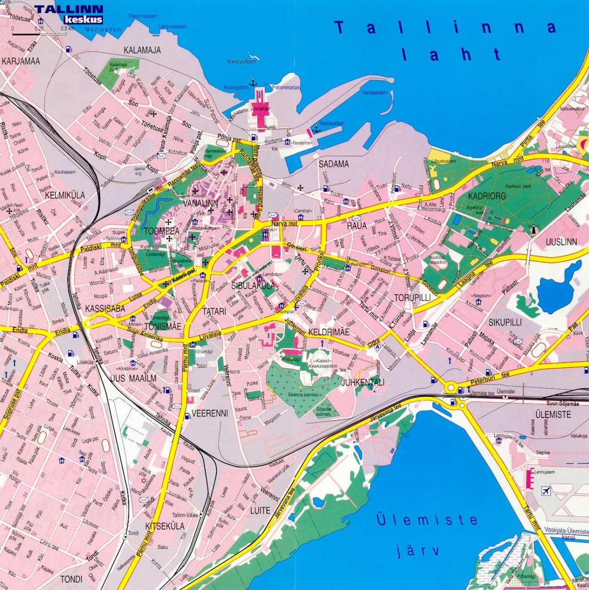 карта Талину Естонија 