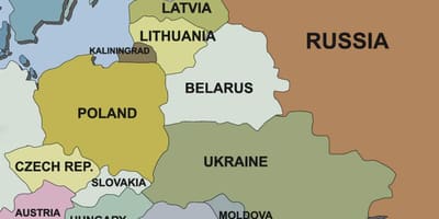 Картица картица Естоније околних земаља